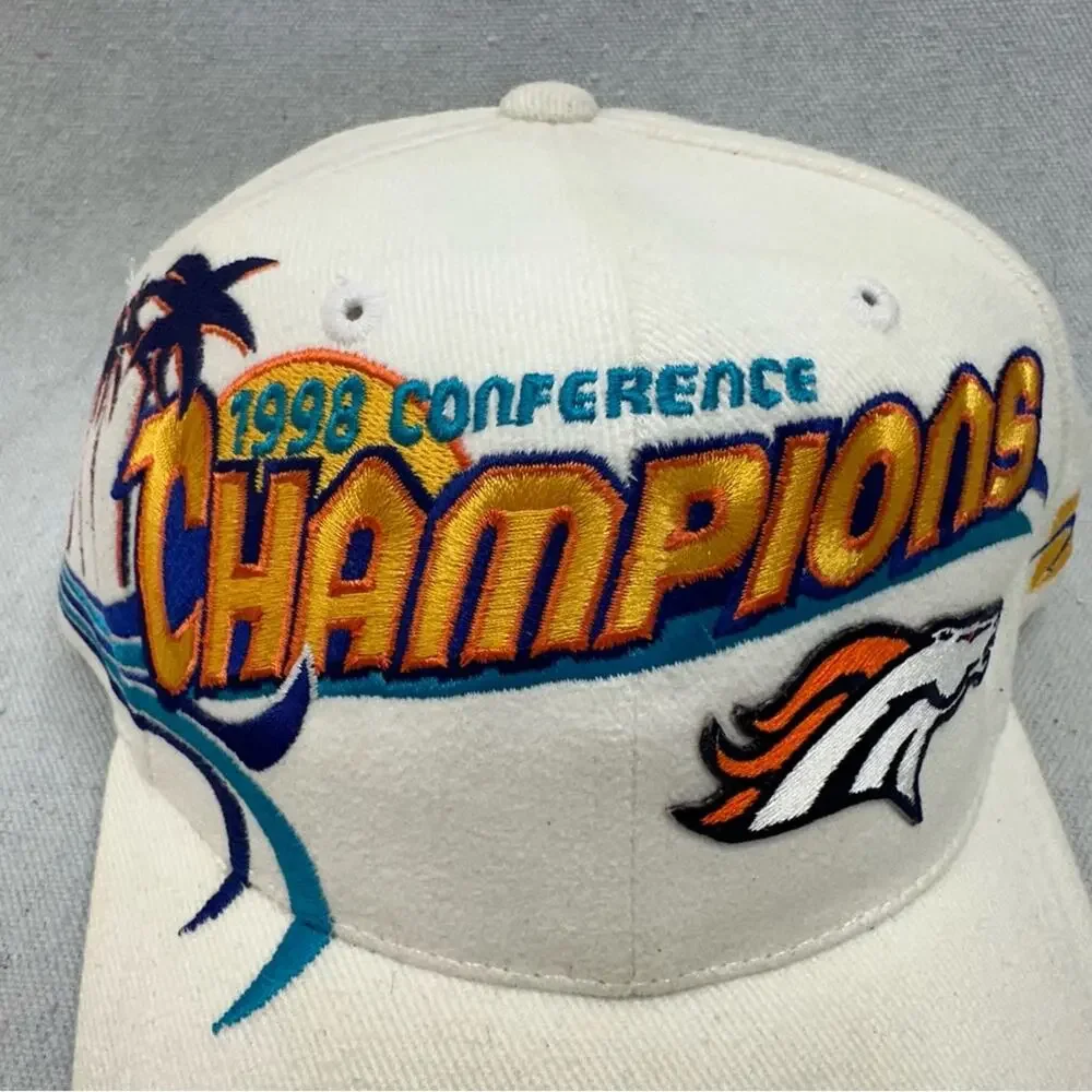 Denver Broncos vintage 1998 Conference Champions‎ Miami Bound Baseball Hat OS